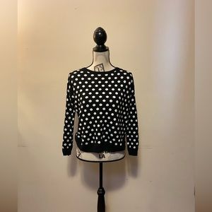 🛍️ 3/$15⭕️ H&M polka dot long sleeve top